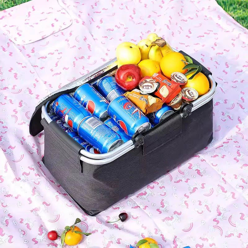 Foldable Insulated Picnic Basket – Home Phase