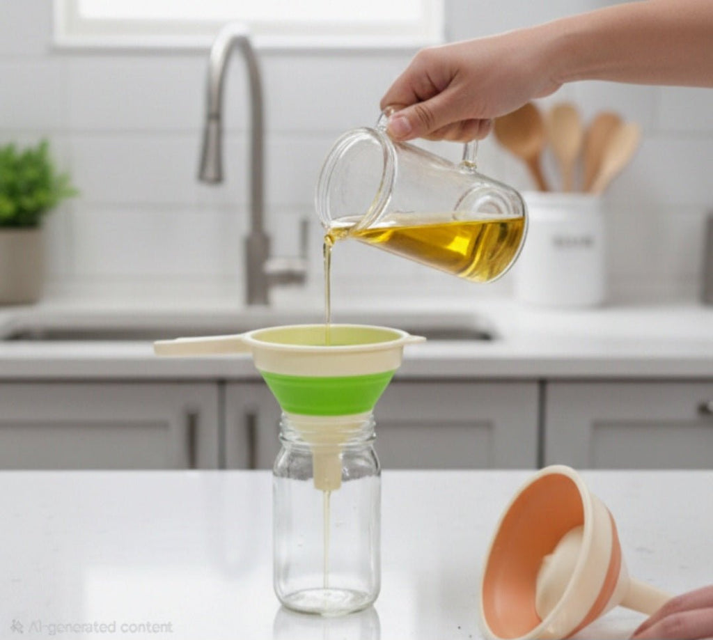 Foldable Plastic and Sillicone Funnel - Home Phase