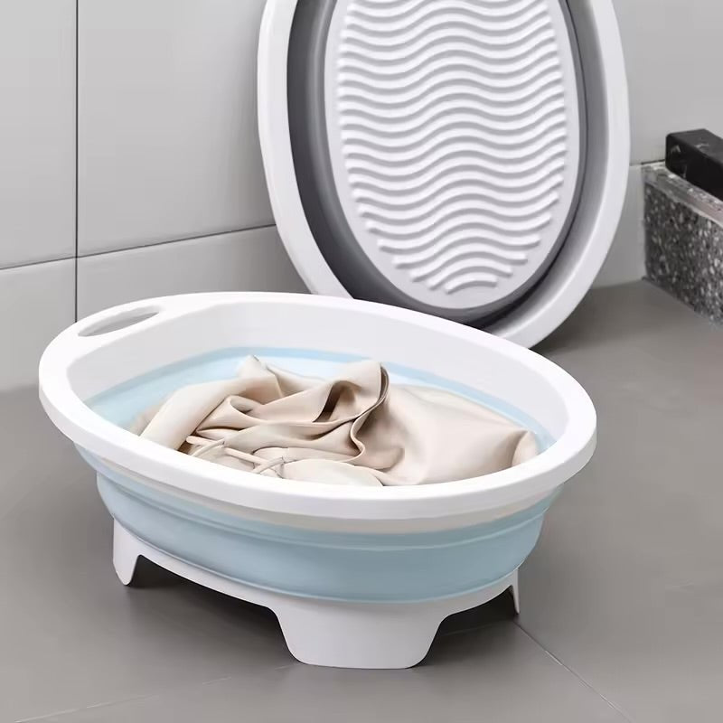 Foldable Plastic Laundry Basket - 6 Litre - Style Phase Home