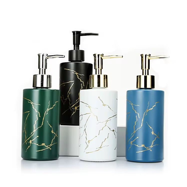Glass Marble Design Soap Dispenser - 400 ml - Home Phase