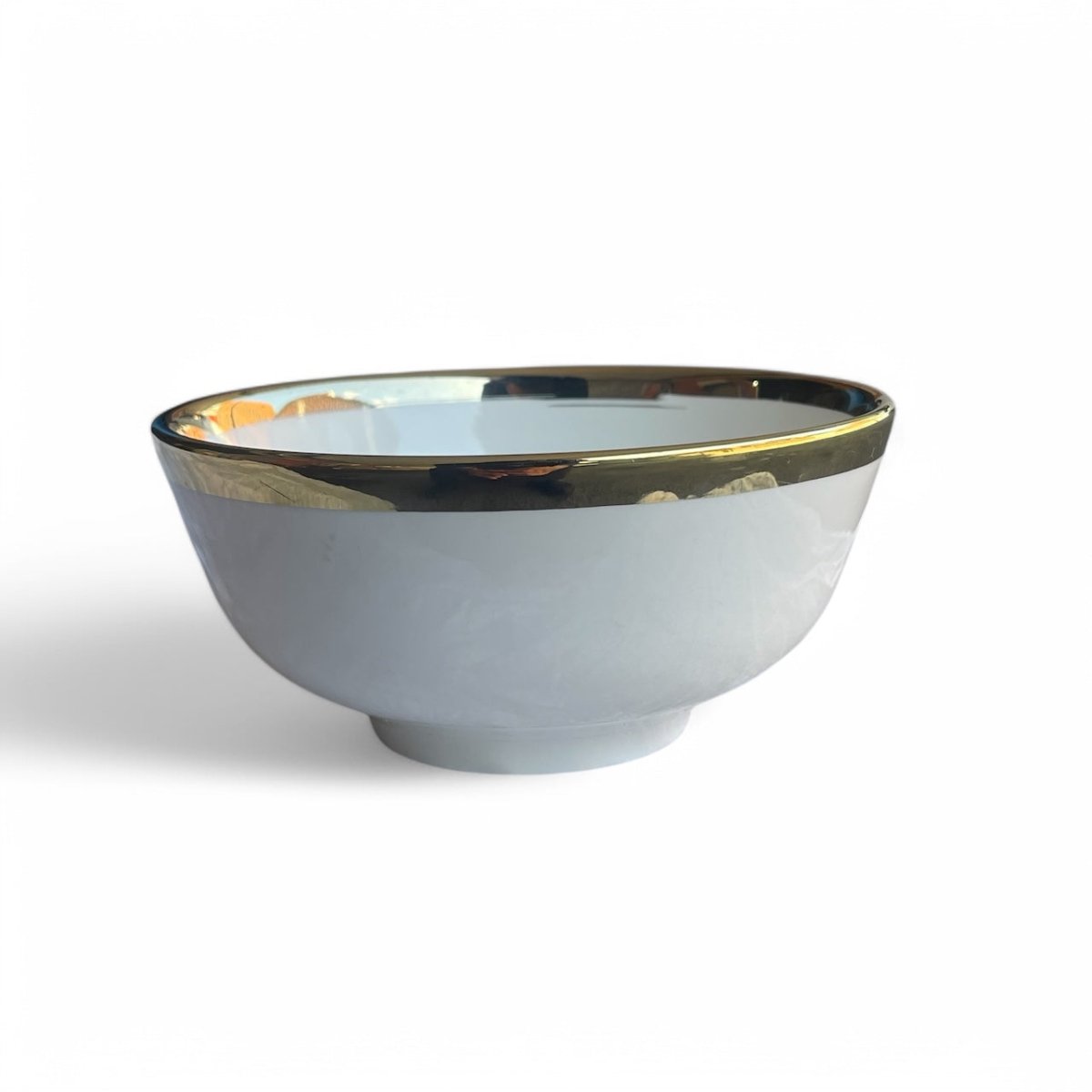 Gold Rim Porcelain Bowl - 13.5 cm – Home Phase