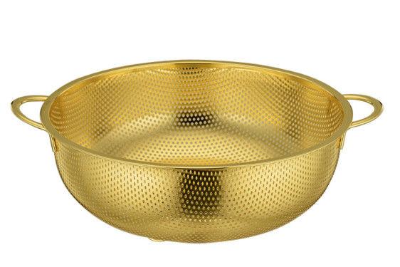 Gold Stainless Steel Collander -25.5CM - Home Phase