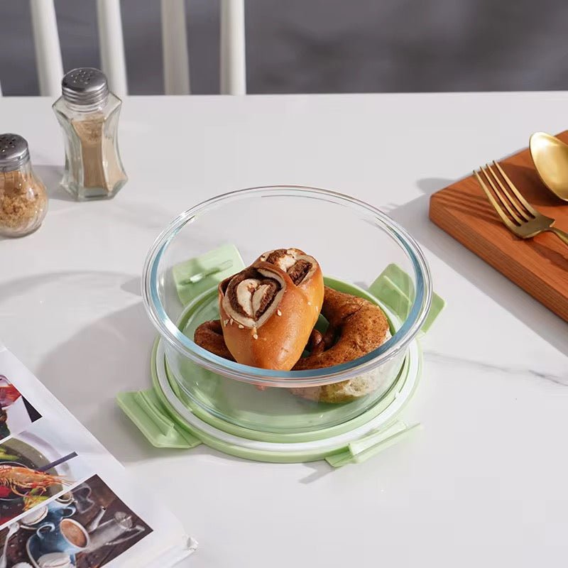 Heat Resistant Borosilicate Glass Container - 370 ml - Style Phase Home