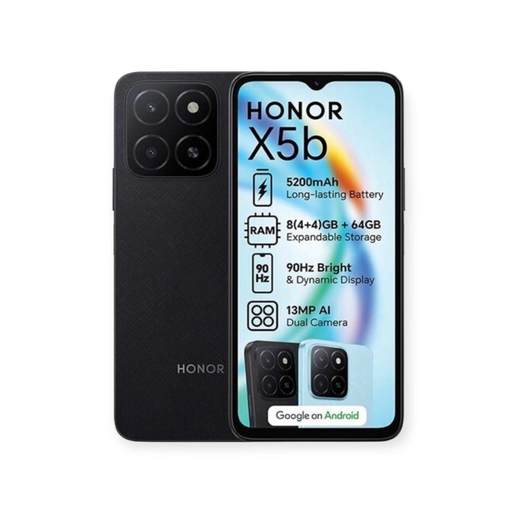 Honor X5b 4G Dual Sim 64GB - Midnight Black - Home Phase