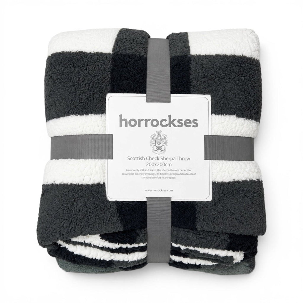 Horrockses Super Soft & Warm Scottish Sherpa Blanket - 200 x 220cm - Home Phase