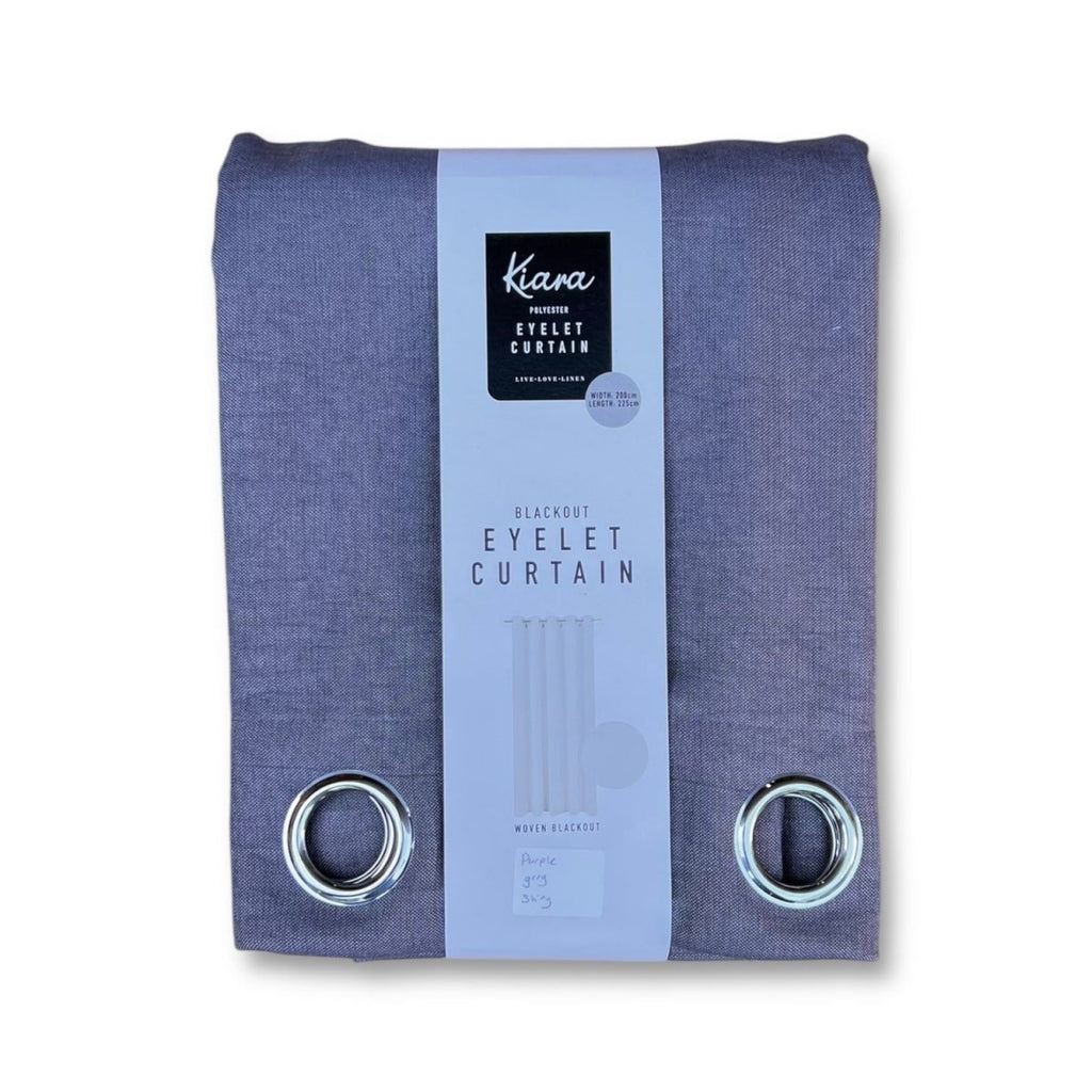 Kiara Blockout Eyelet Curtain - 200 x 225 cm - Style Phase Home