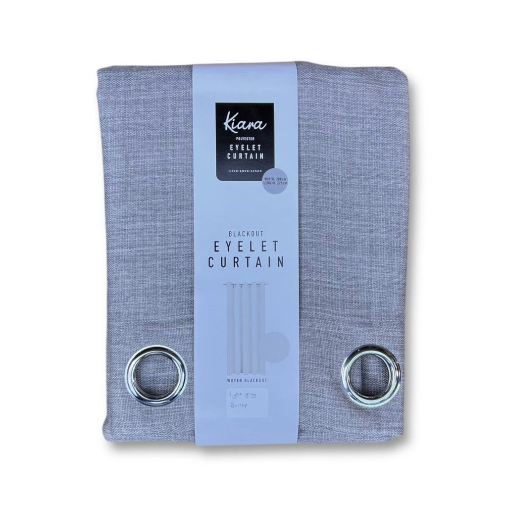 Kiara Blockout Eyelet Curtain - 200 x 225 cm - Style Phase Home