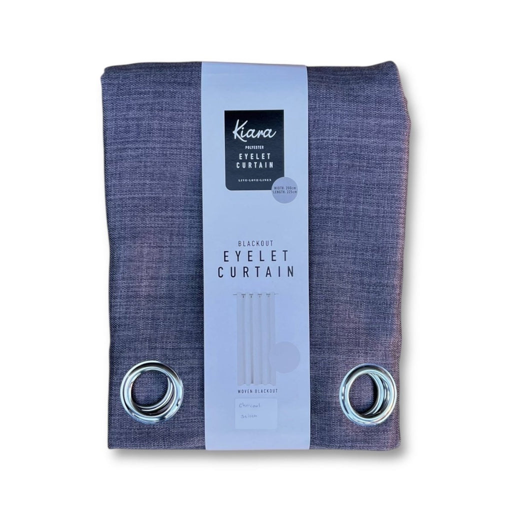 Kiara Blockout Eyelet Curtain - 200 x 225 cm - Style Phase Home