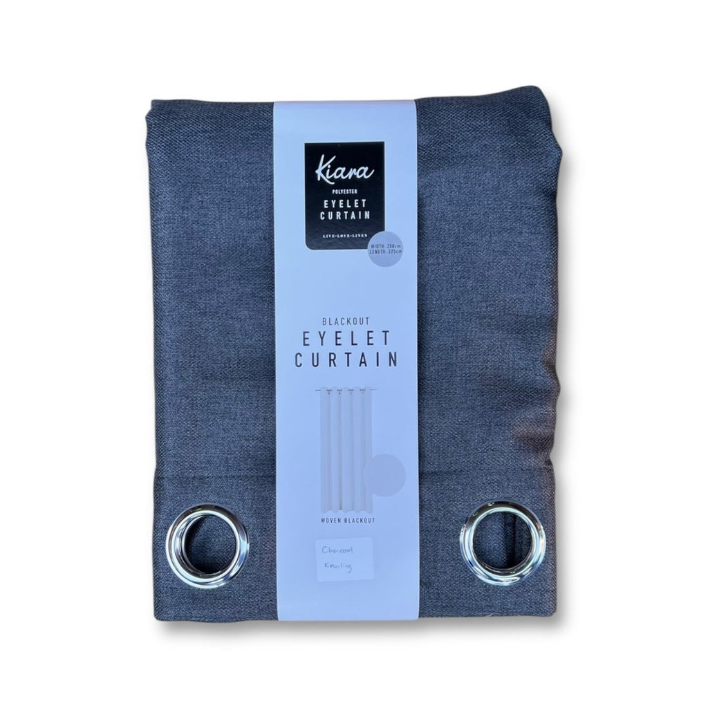 Kiara Blockout Eyelet Curtain - 200 x 225 cm - Style Phase Home