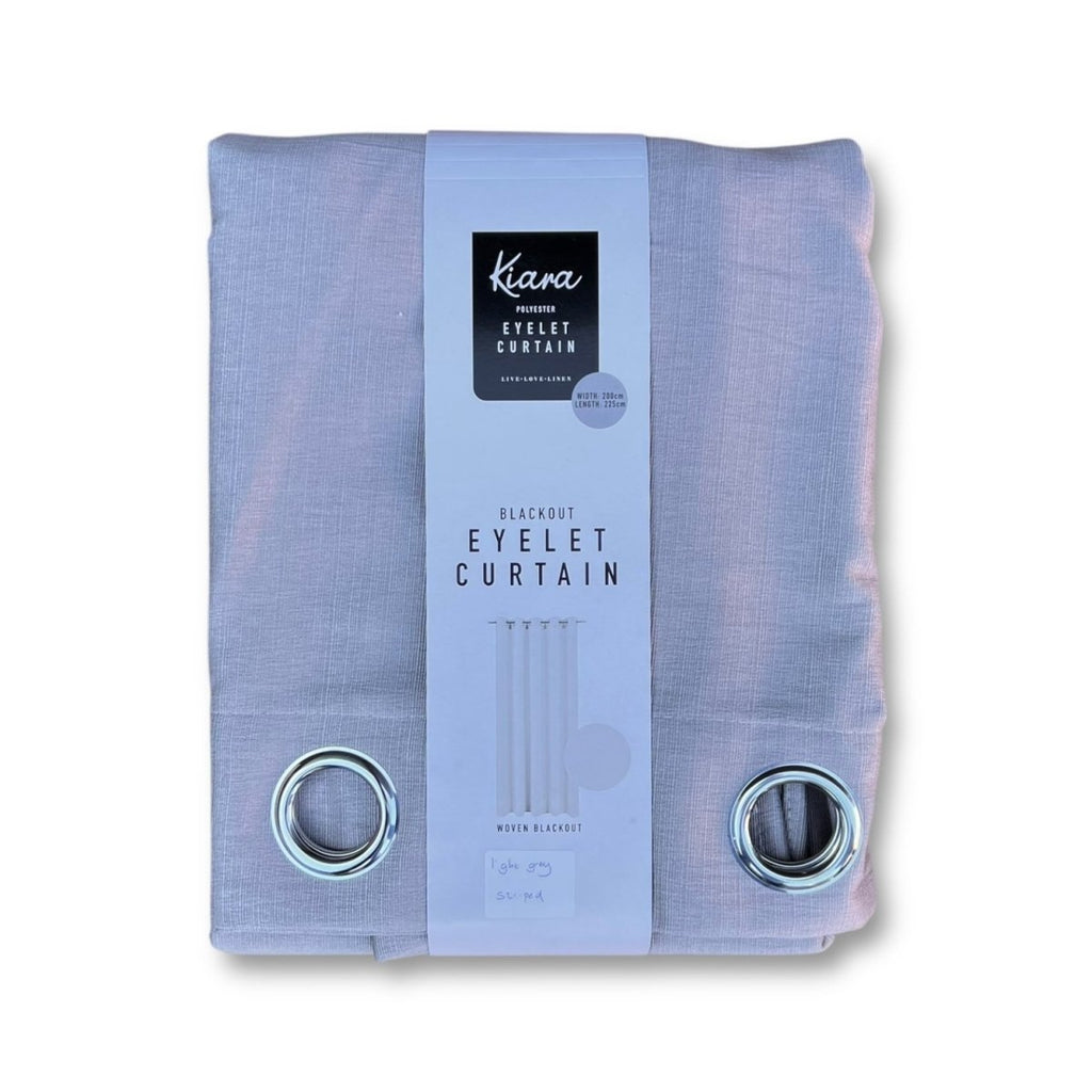 Kiara Blockout Eyelet Curtain - 200 x 225 cm - Style Phase Home