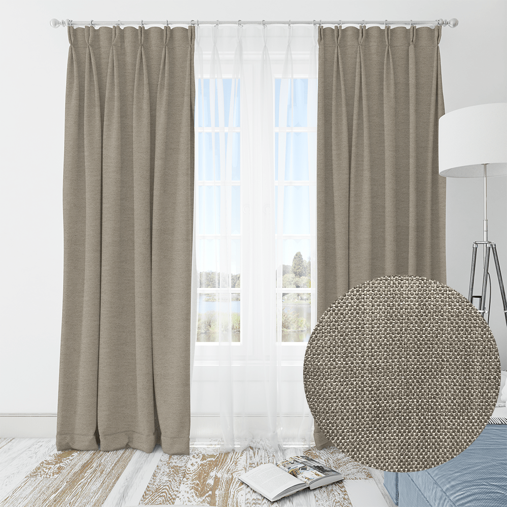 Kiara Blockout Taped Curtain - 270 x 218 cm - Style Phase Home