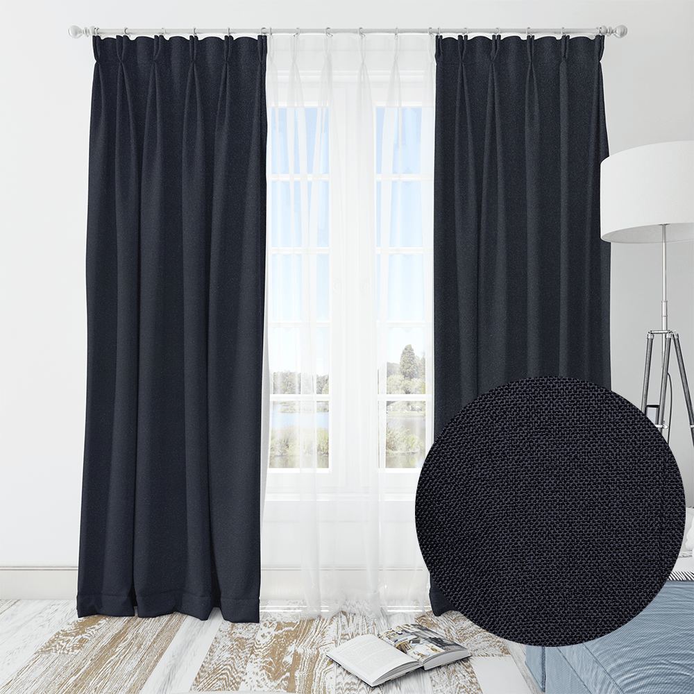 Kiara Blockout Taped Curtain - 270 x 218 cm - Style Phase Home