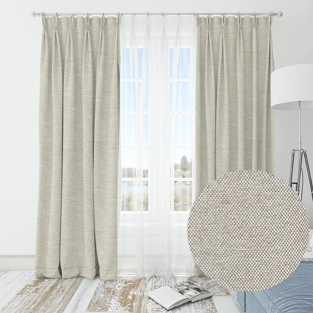 Kiara Blockout Taped Curtain - 270 x 218 cm - Style Phase Home