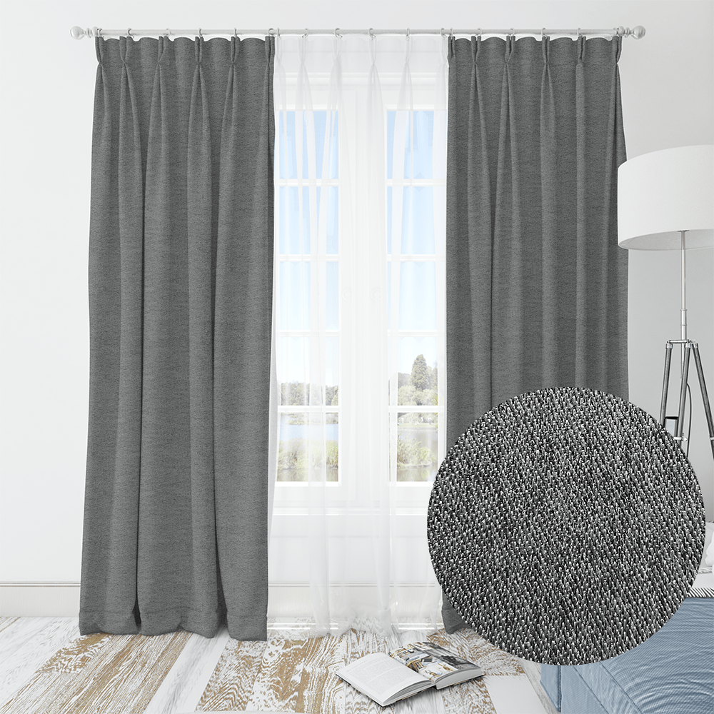 Kiara Blockout Taped Curtain - 270 x 218 cm - Style Phase Home
