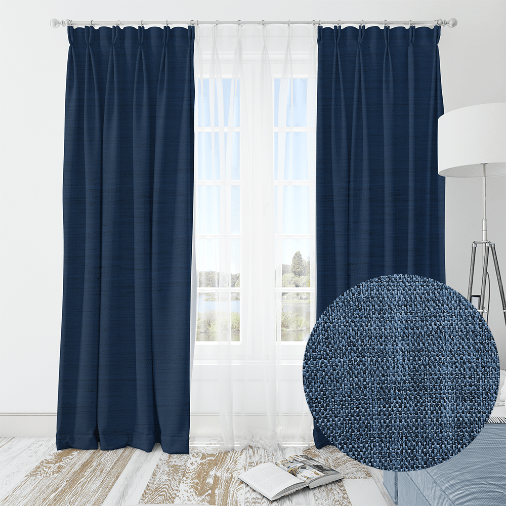 Kiara Blockout Taped Curtain - 270 x 218 cm - Style Phase Home