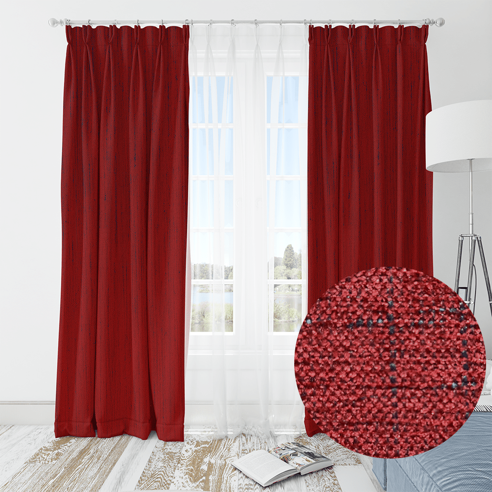 Kiara Blockout Taped Curtain - 270 x 218 cm - Style Phase Home