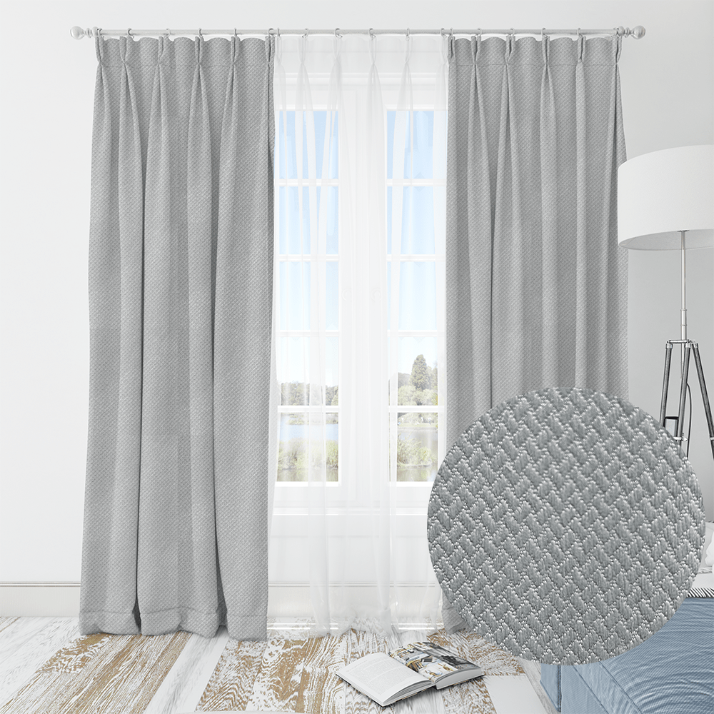 Kiara Blockout Taped Curtain - 270 x 218 cm - Style Phase Home