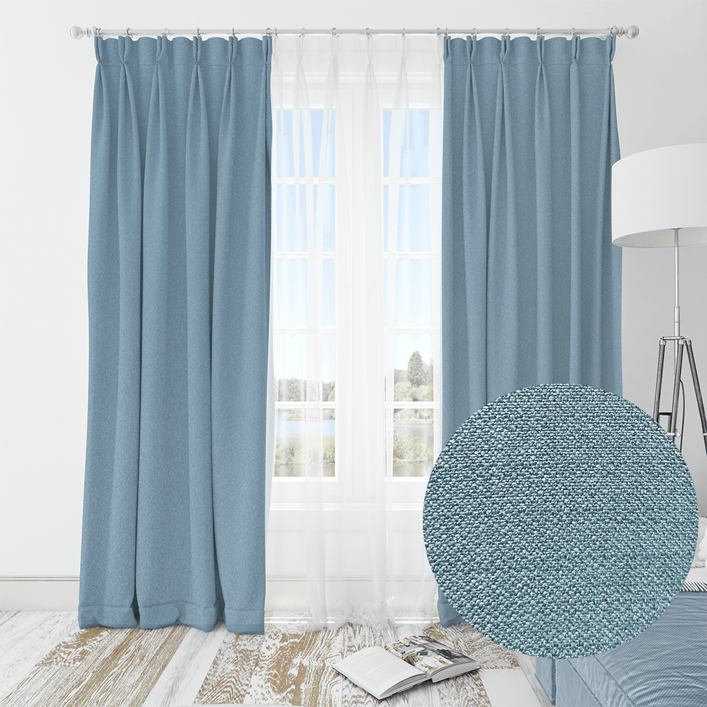 Kiara Blockout Taped Curtain - 270 x 218 cm - Style Phase Home