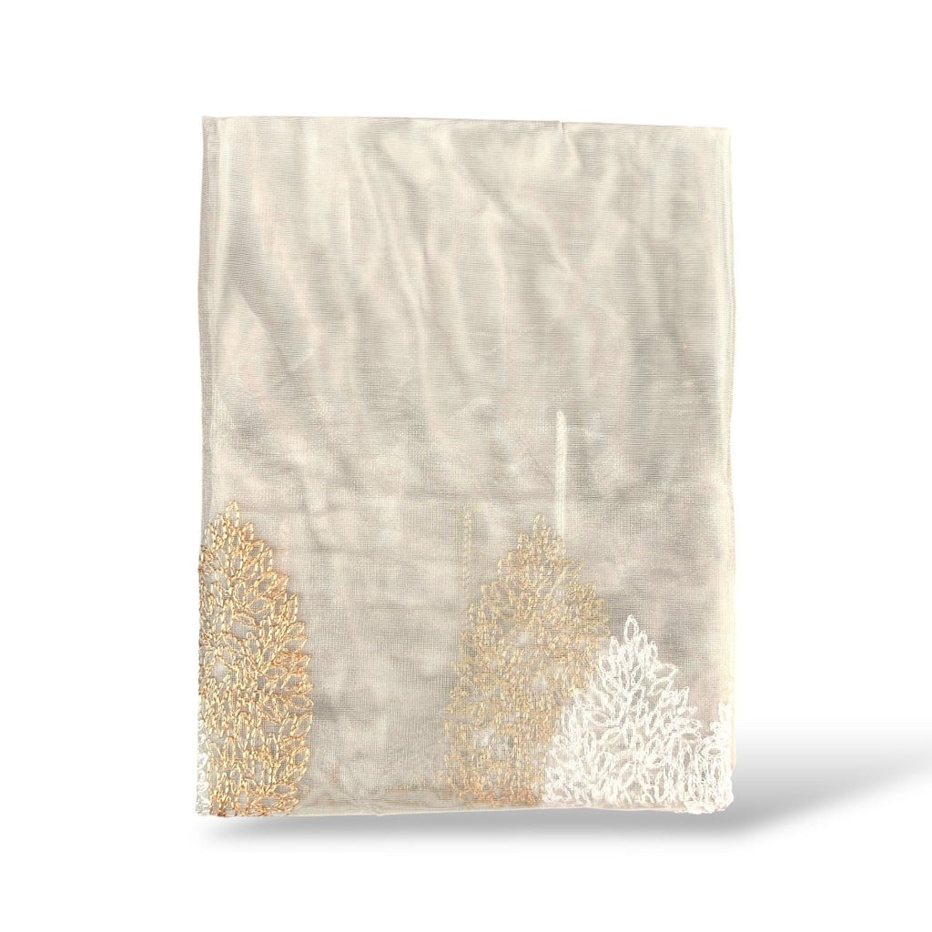 Kiara Embroidery Voile Unlined Eyelet Curtain - 135 x 225 cm - Style Phase Home