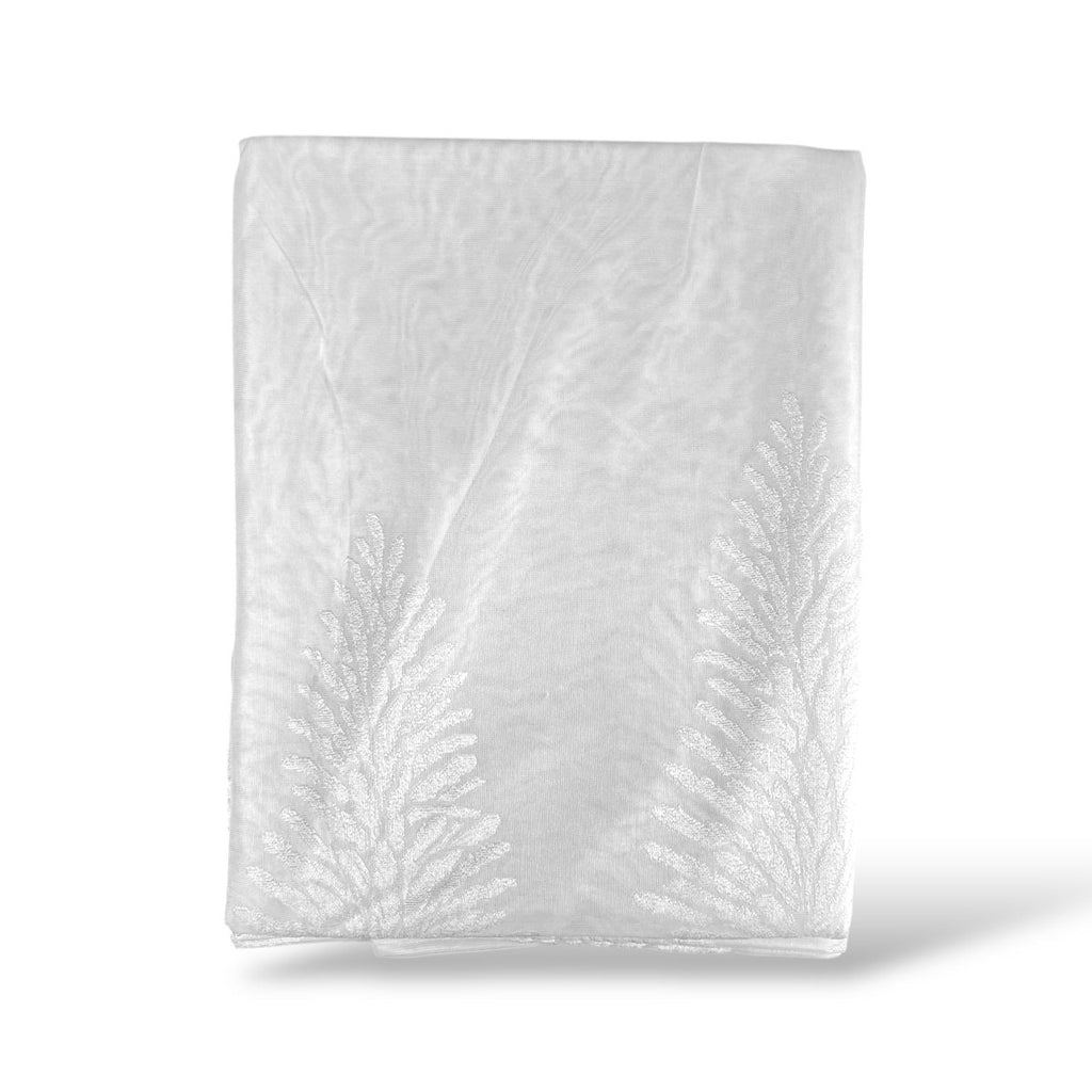 Kiara Embroidery Voile Unlined Eyelet Curtain - 135 x 225 cm - Style Phase Home