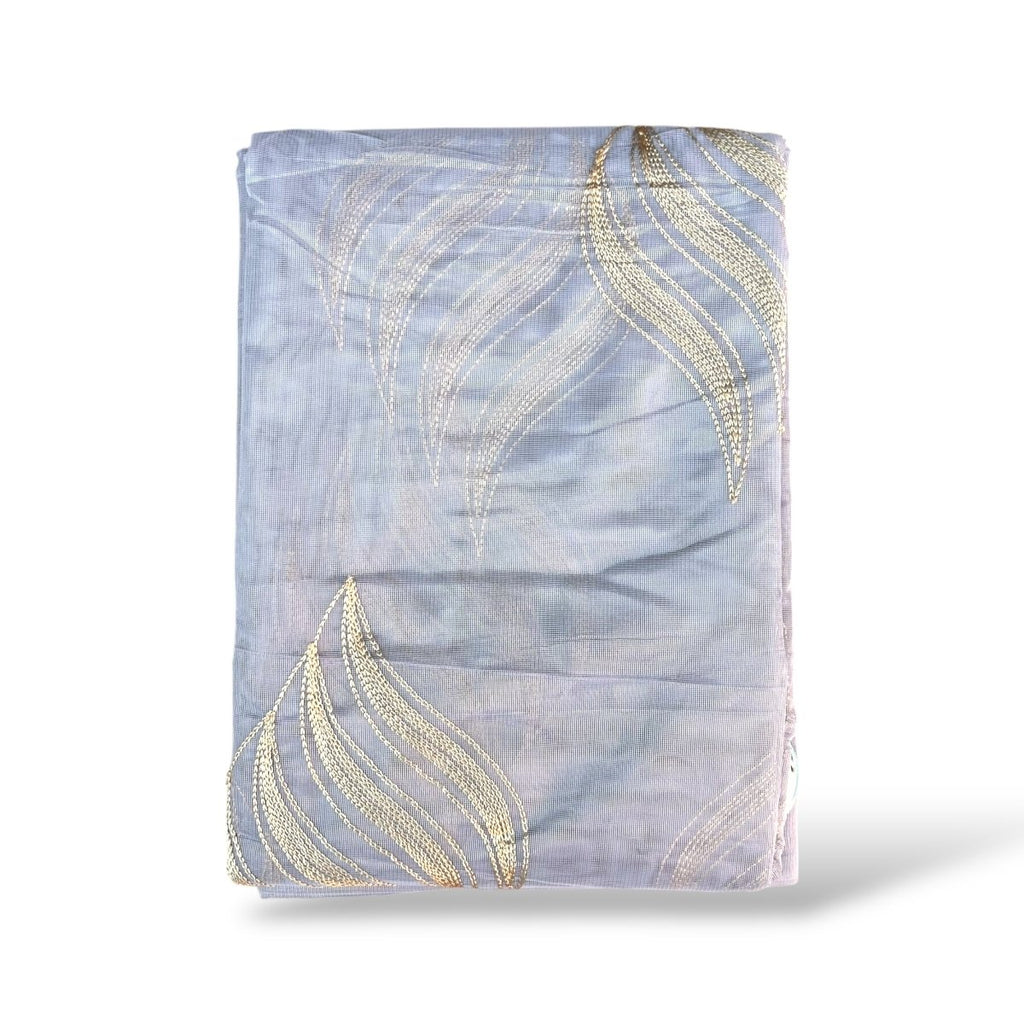Kiara Embroidery Voile Unlined Eyelet Curtain - 135 x 225 cm - Style Phase Home