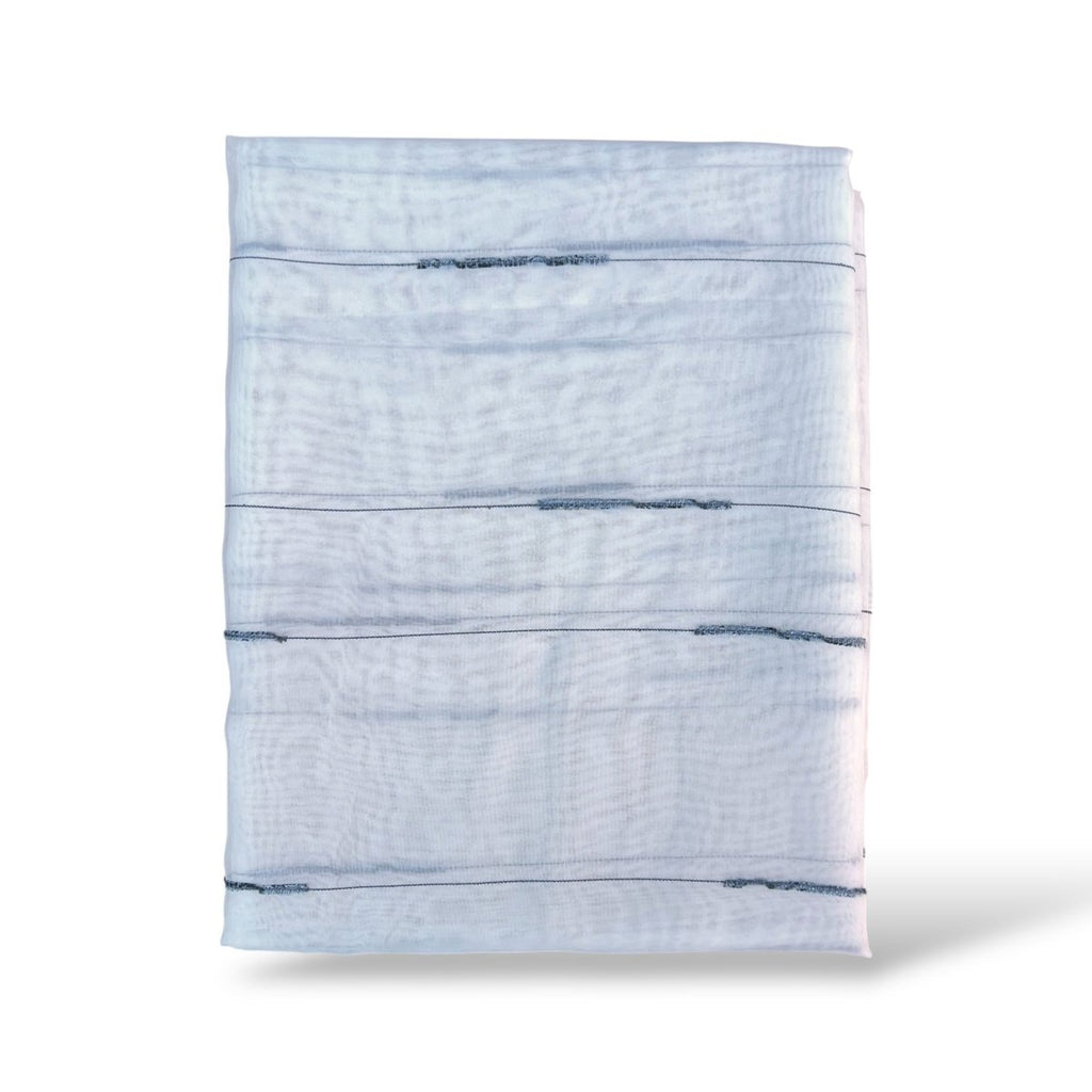 Kiara Embroidery Voile Unlined Eyelet Curtain - 135 x 225 cm - Style Phase Home
