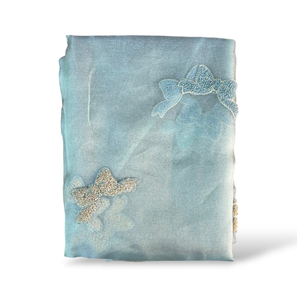 Kiara Embroidery Voile Unlined Taped Curtain - 135 x 218 cm - Style Phase Home