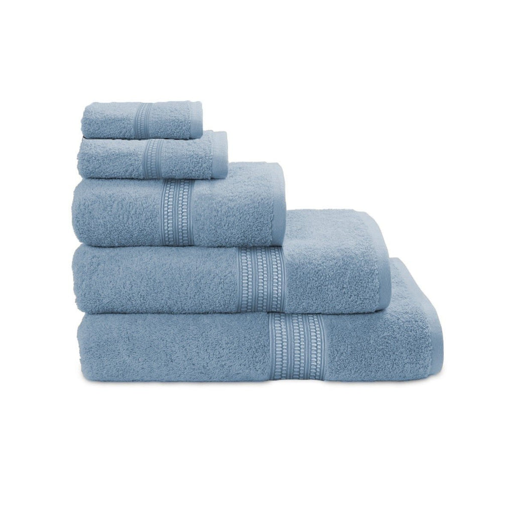 Kiara Premium 100% Cotton Towels - 350gsm - Dusty Blue - Style Phase Home