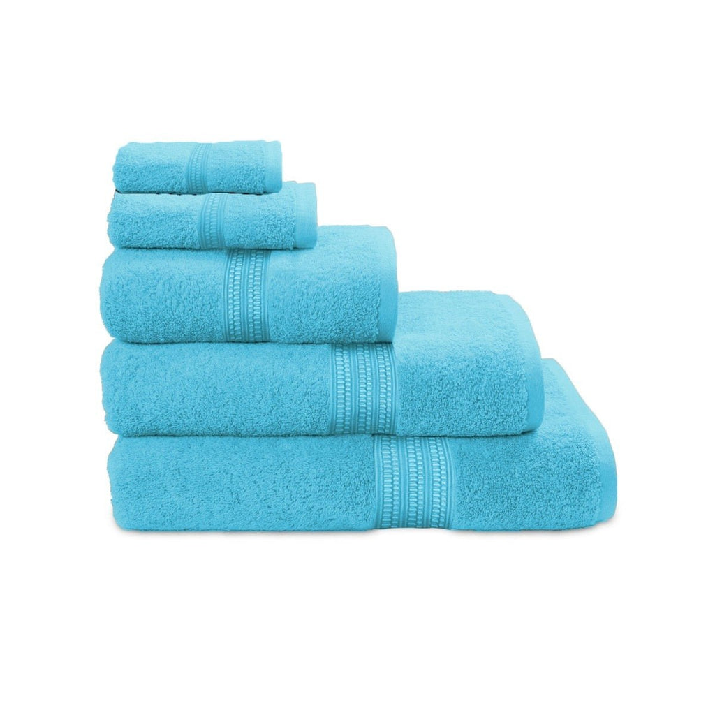 Kiara Premium 100% Cotton Towels - 350gsm - Teal - Style Phase Home