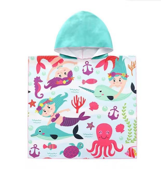Kids Hooded Poncho Towel - Style Phase Home