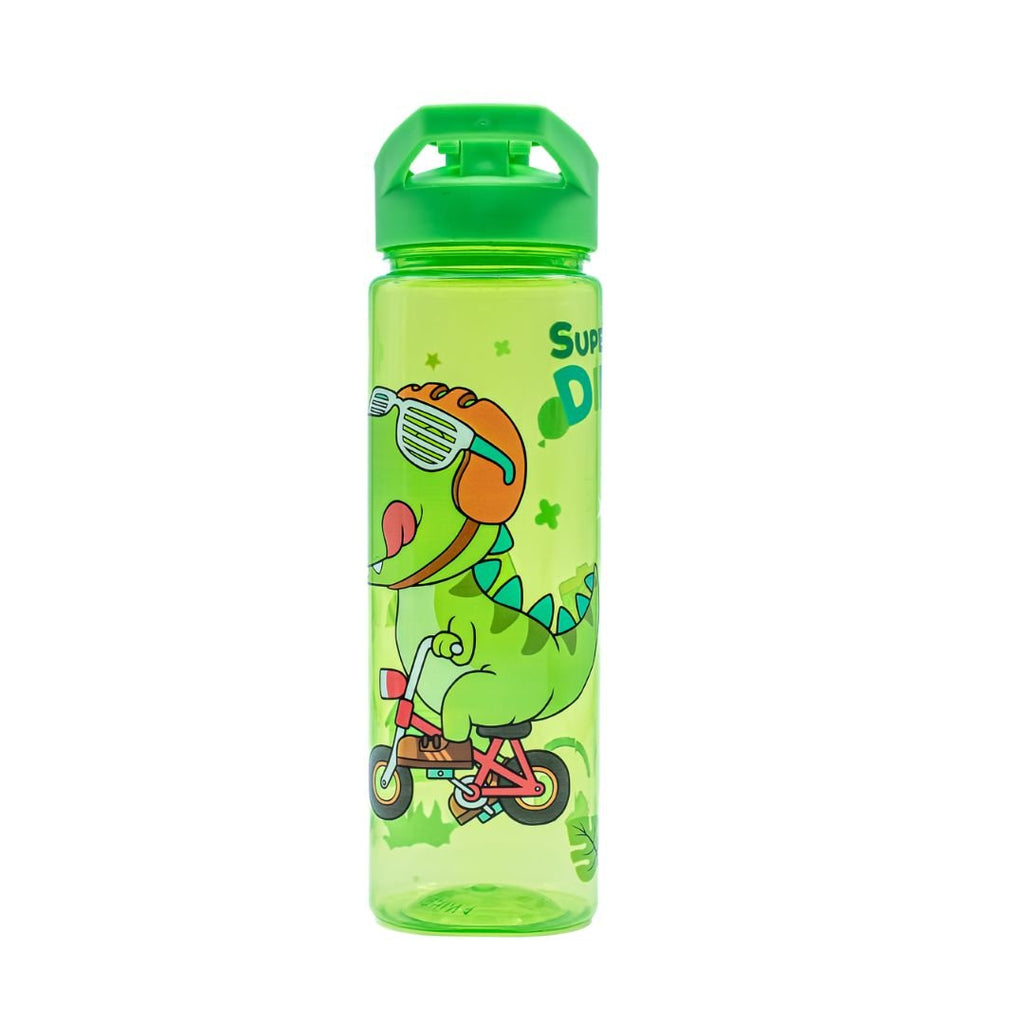 Kidz Dino Straw Water Bottle - 500 ml - Style Phase Home