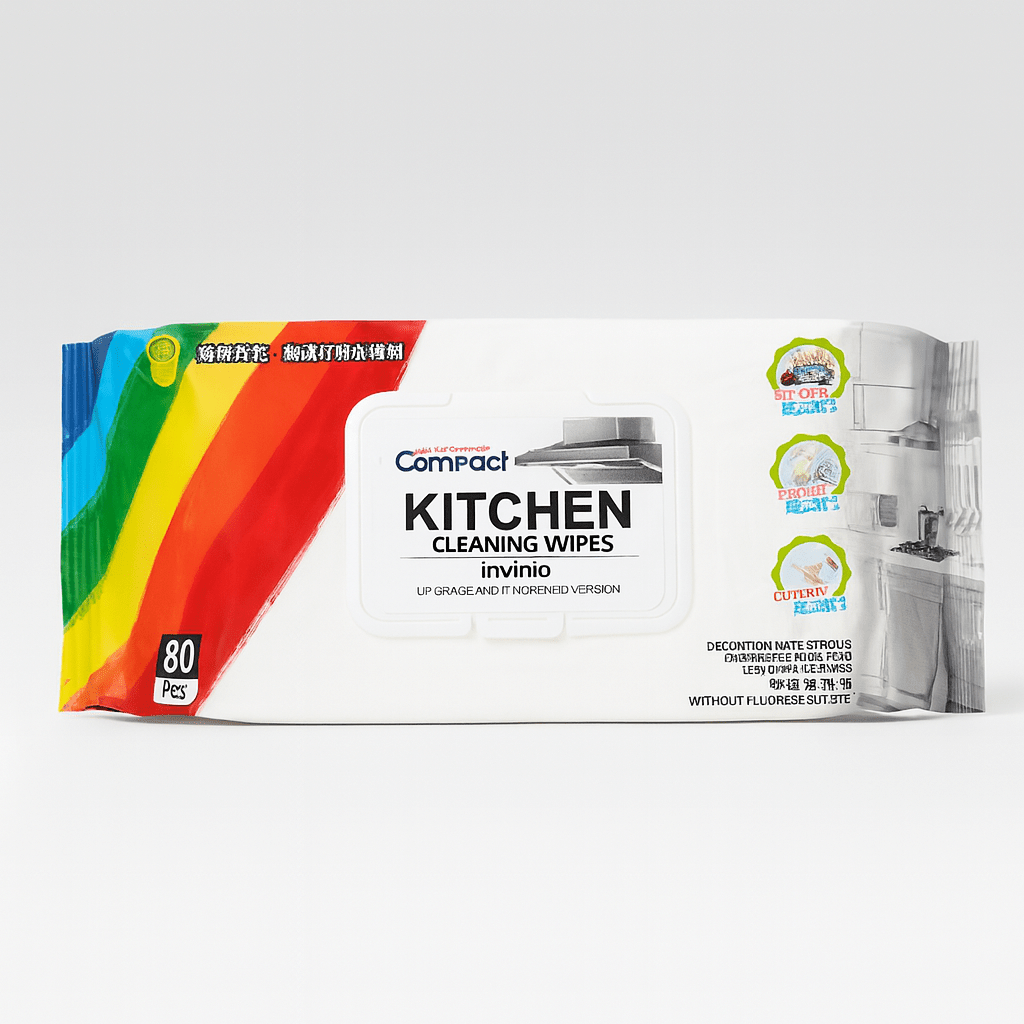Kitchen Cleaning Wipes - 80 Wipes - Home Phase