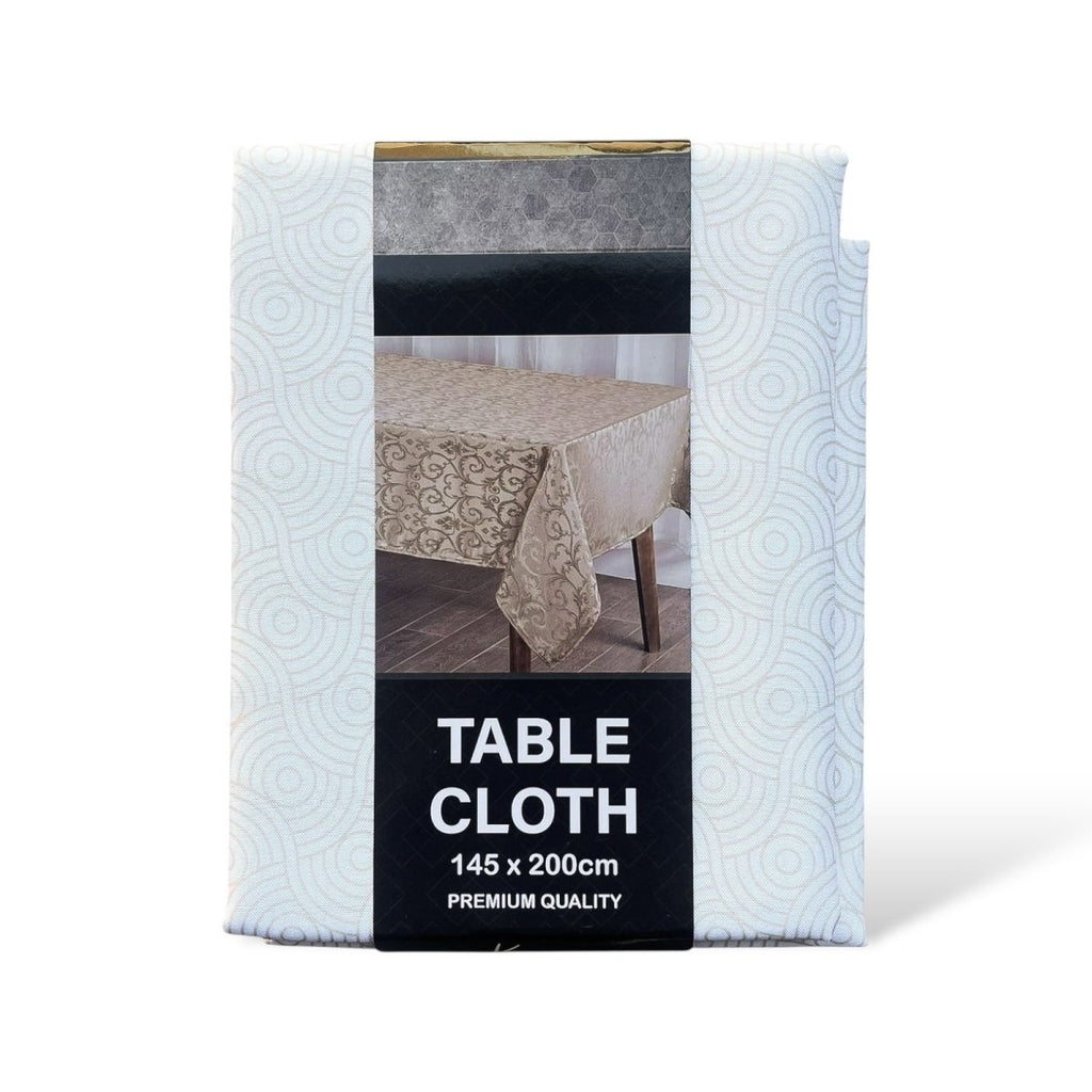 Linen Look Table Cloth - 145 x 200 cm - Style Phase Home