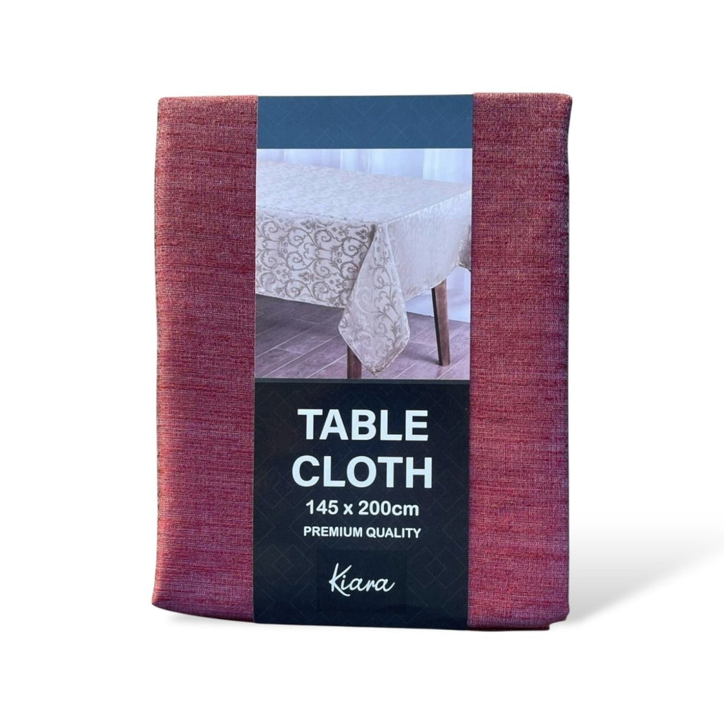 Linen Look Table Cloth - 145 x 200 cm - Style Phase Home