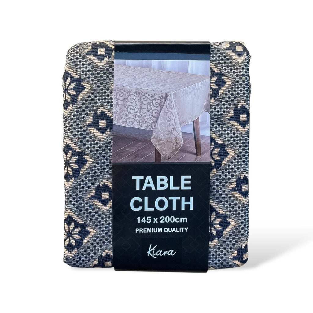 Linen Look Table Cloth - 145 x 200 cm - Style Phase Home