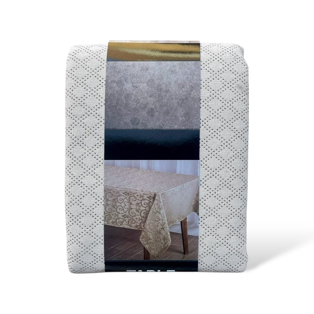 Linen Look Table Cloth - 145 x 200 cm - Style Phase Home