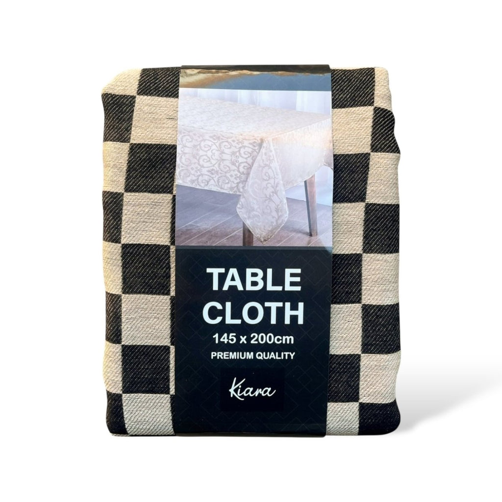 Linen Look Table Cloth - 145 x 200 cm - Style Phase Home