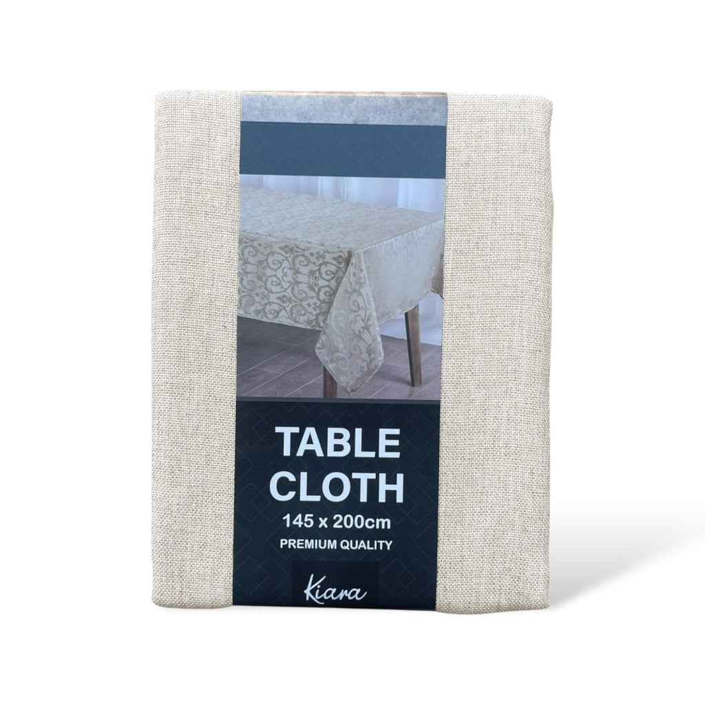 Linen Look Table Cloth - 145 x 200 cm - Style Phase Home