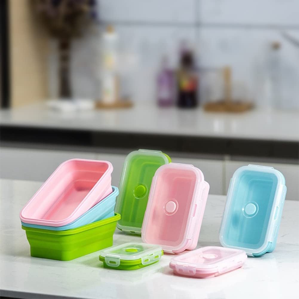 Mini Collapsible silicone containers (Set of 6) - Home Phase
