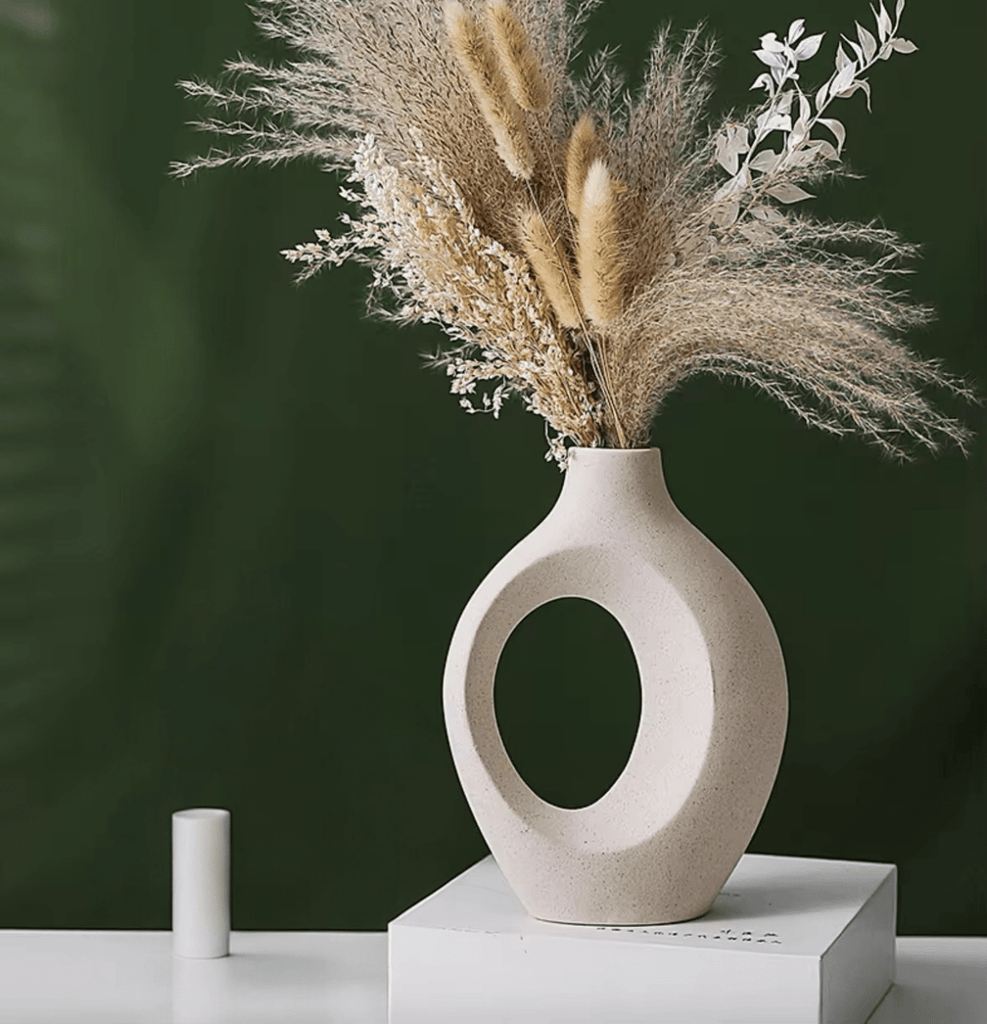 Minimalistic Ceramic Abstract Vase - Home Phase