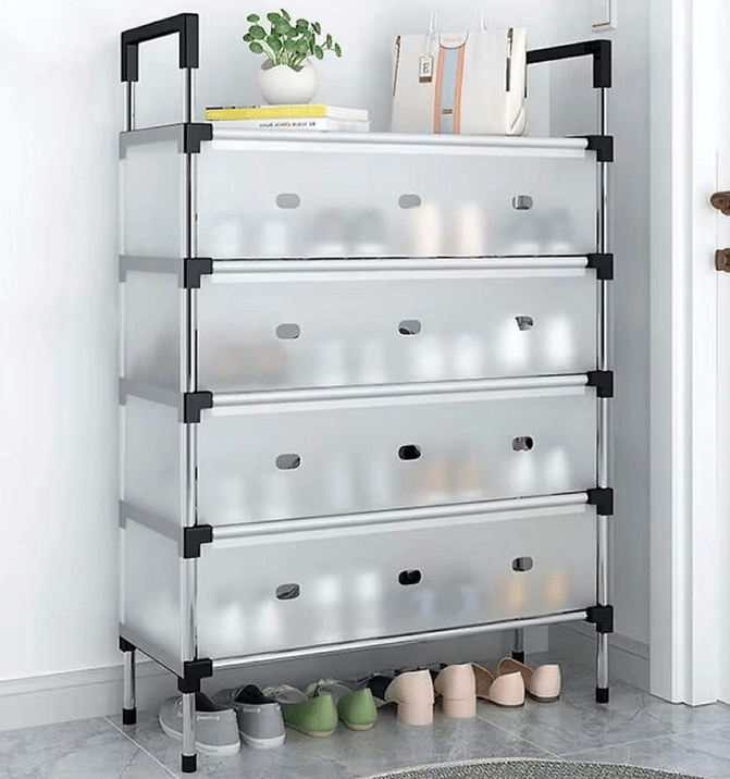 Modern Flip Door Shoe Rack - 5 Tier - Home Phase
