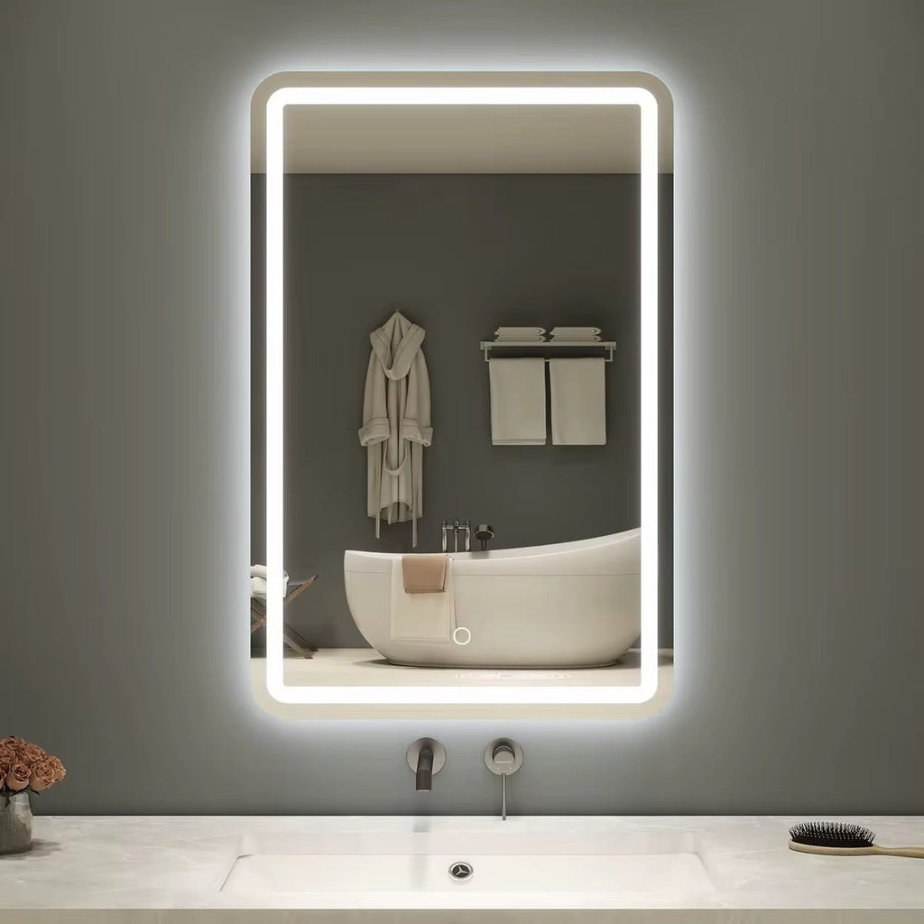 Modern Frameless LED Mirror - Style Phase Home