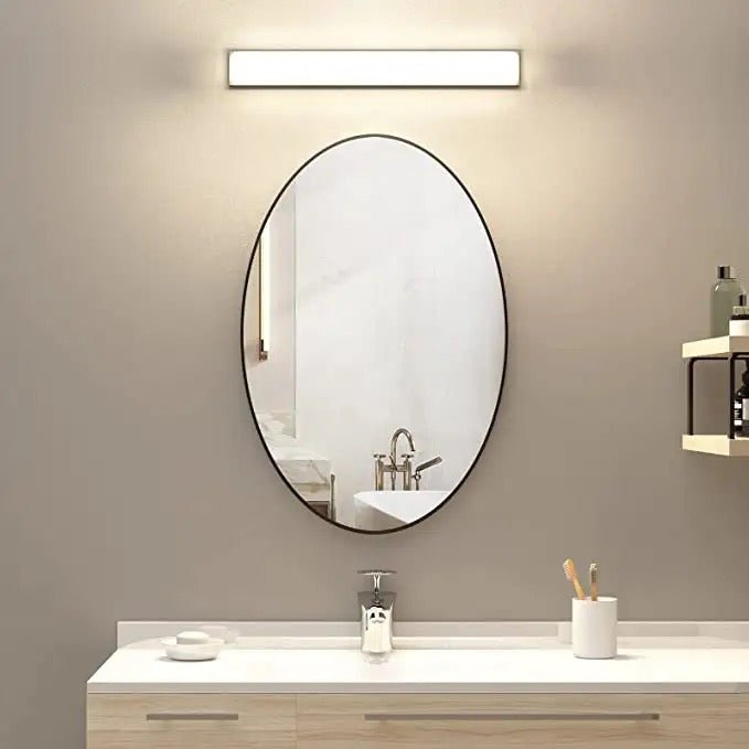 Modern Oval Frame Mirror - 80 x 60 cm - Style Phase Home