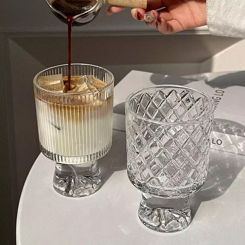 Modern Ribbed Glass - Set of 6 - Home Phase