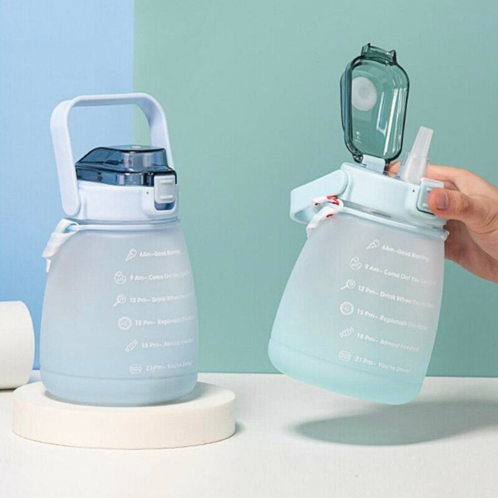 Motivational Strap Water Bottle - 1300 ml - Style Phase Home