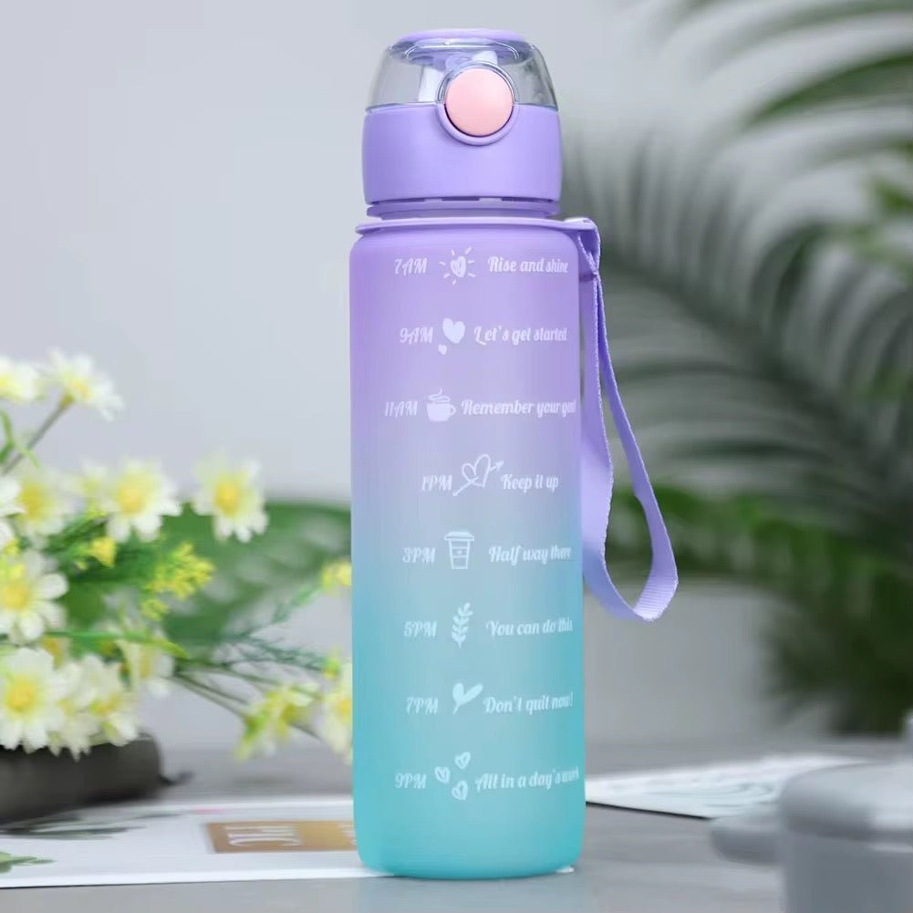 Motivational Water Bottle - 700 ml - Style Phase Home