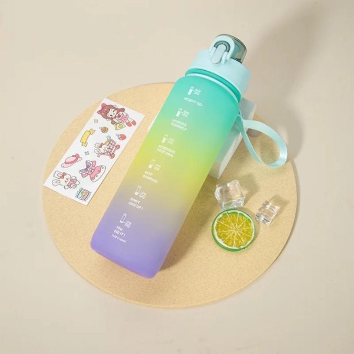 Motivational Water Bottle - 900 ml - Style Phase Home