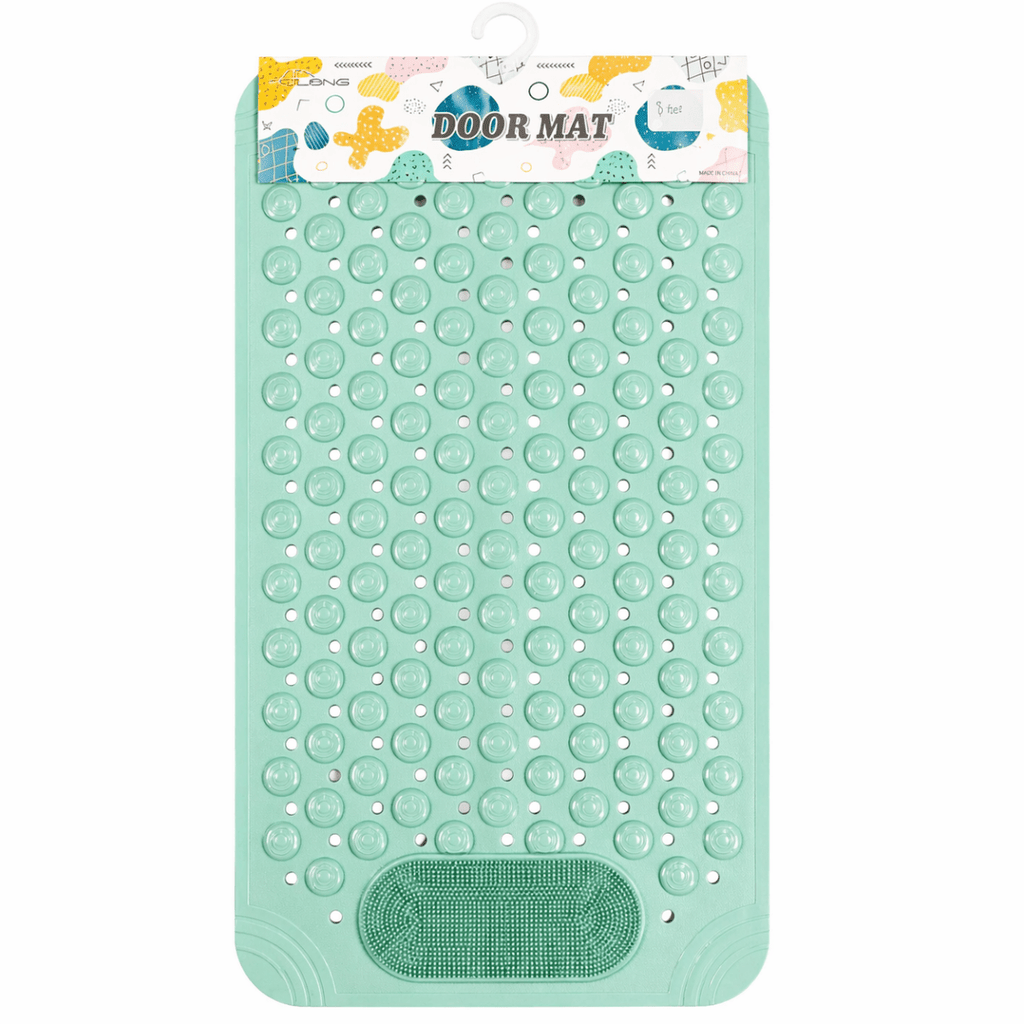 Non Slip Shower & Bathtub Mat With Foot Scrubber - Home Phase