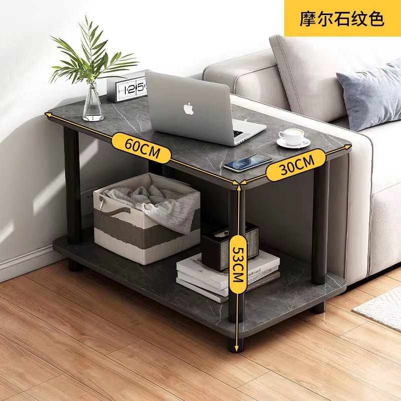 Nordic Marble Coffee Side Table - 60 x 30 x 53 cm - Home Phase