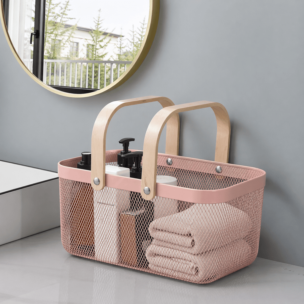 Nordic Mesh Storage Basket - Rectangle - Home Phase